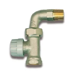 Robinet Thermostatique Saninstal Avec Coude 90° Laiton