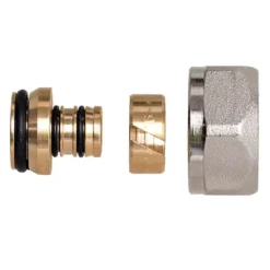 Raccords 2 Pièces Honeywell Eurocone 3/4"F Aluminium Ø16/2