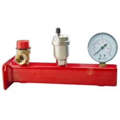 Ottone Soupape Pour Chaudière 3/4 " Soupape De 50kw Manomètre 6 Bar