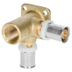 Plaque Murale Double à Sertir Multicouche Sanivesk 16mmx1/2"Fx16mm