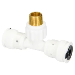 Té Multicouche Sanivesk Push 20mmx1/2"Mx20mm