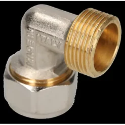 Coude Réduit Multicouche Sanivesk Pex Chrome 20mmx3/4"M