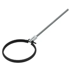 Bride Saninstal Ø153mm Acier émaillé Noir