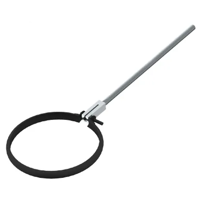 Bride Saninstal Ø153mm Acier émaillé Noir 1 Bride Saninstal Ø153mm Acier émaillé Noir