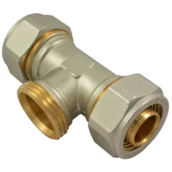 Raccord En T Réduit Multicouche Fileté Sanivesk Pex 16mmx1/2"Mx16mm