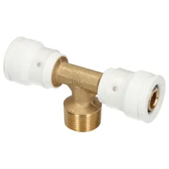 Té Multicouche Sanivesk Push 20mmx3/4"Mx20mm