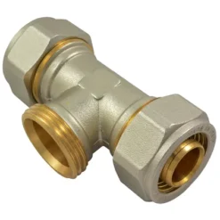 Raccord En T à Sertir Multicouche Fileté Sanivesk 26mmx3/4"Mx26mm