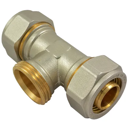 Raccord En T à Sertir Multicouche Fileté Sanivesk 26mmx3/4"Mx26mm 1 Raccord En T à Sertir Multicouche Fileté Sanivesk 26mmx3/4"Mx26mm