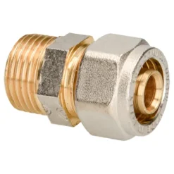 Raccord Droit Multicouche Fileté Sanivesk 16mmx1/2"M 3pcs