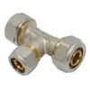 Raccord En T Multicouche Réduit Sanivesk Pex 20x16x20mm