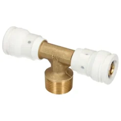 Té Multicouche Sanivesk Push 16mmx3/4"Mx16mm