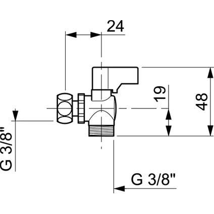 Robinet D’arrêt Wirquin WCR29 1/4 De Tour 2 Robinet D’arrêt Wirquin WCR29 1/4 De Tour – Image 2