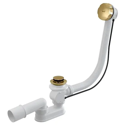 Alcaplast Siphon De Bain Flexible Avec Extrêmités Dorées 1 Alcaplast Siphon De Bain Flexible Avec Extrêmités Dorées