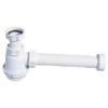 Siphon De Lavabo Wirquin Avec Godet Court Ø32mm Blanc