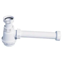 Siphon De Lavabo Wirquin Avec Godet Court Ø32mm Blanc