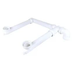 Wirquin Tubulure Double évier Décalé