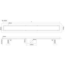Sea-Horse Evacuation Bonde De Douche Acier Inoxydable 80cm Or Caniveau De Douche 11 Sea-Horse Evacuation Bonde De Douche Acier Inoxydable 80cm Or Caniveau De Douche -Plomberie Équipement Magasin origin 1211