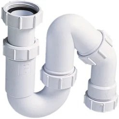 Siphon En S Pour évier Wirquin Blanc