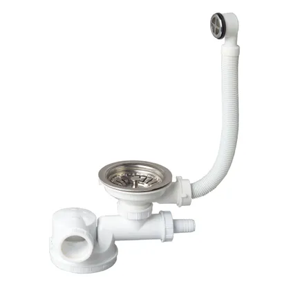 Wirquin Vidage évier 1 Bac Ø90 Mm 1 Wirquin Vidage évier 1 Bac Ø90 Mm