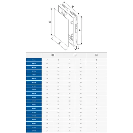 Awenta 200x250mm Panneau D'accès Magnétique Cadre En Acier à Carreaux 4 Awenta 200x250mm Panneau D'accès Magnétique Cadre En Acier à Carreaux – Image 4