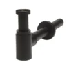 Siphon De Lavabo Wirquin Linéïs Ø32mm Noir Mat