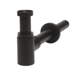 Siphon De Lavabo Wirquin Linéïs Ø32mm Noir Mat