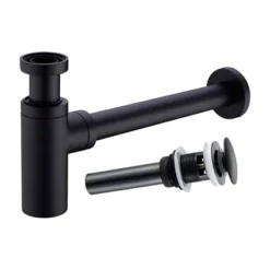 Rea Piège à Bouteille Avec Bonde à Pression Fendue Noir Poudré