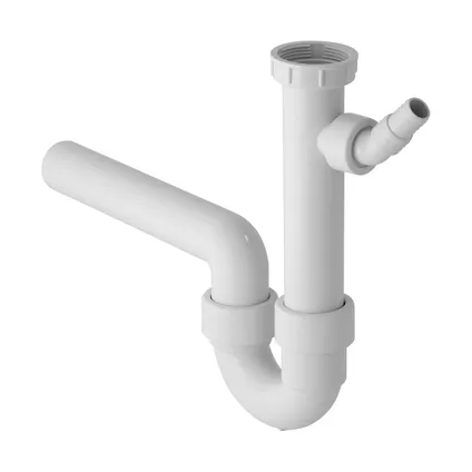 Siphon Pour évier De Cuisine (1 Bac) Geberit Blanc 6/4"x40mm 1 Siphon Pour évier De Cuisine (1 Bac) Geberit Blanc 6/4"x40mm