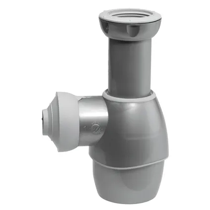 Siphon De Lavabo Wirquin Universel Gris 1 Siphon De Lavabo Wirquin Universel Gris