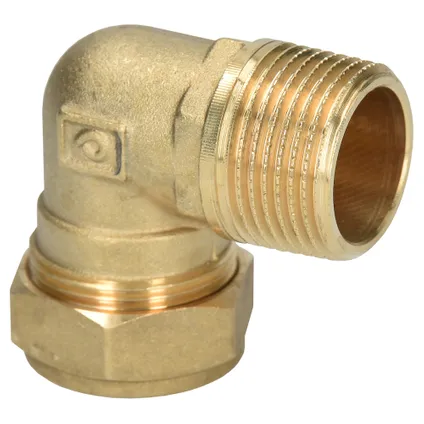 Raccord Bicône Coudé Fileté Sanivesk Compression 28mmx1"M 1 Raccord Bicône Coudé Fileté Sanivesk Compression 28mmx1"M