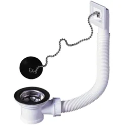 Bonde D’évier Wirquin Ø50mm + Trop-plein