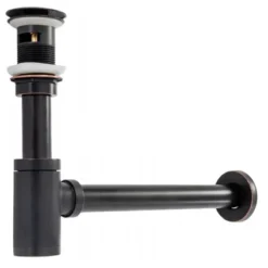 Rea Piège à Bouteille + Bonde à Pression Non-fendue Rétro Noire