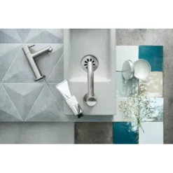 Bonde Differnz Chrome Mat Ø65mm -Plomberie Équipement Magasin origin 1643