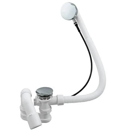 Viega Tuyau Flexible De Trop-plein Pour Baignoire Avec Bonde De Bain 2 Viega Tuyau Flexible De Trop-plein Pour Baignoire Avec Bonde De Bain – Image 2