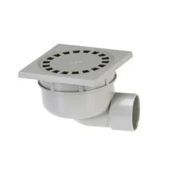 Siphon De Sol Martens 'Plaque 15 X 15 Cm' PVC Diam 40 Mm