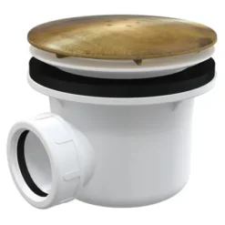 Alcaplast Siphon Bonde De Douche Laiton Antique Et Bronze Antique 90mm