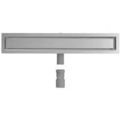 No Name Rigoles De Douche L'Aqua Grille De Carrelage 80cm Acier Inoxydable