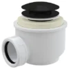 Alcaplast Siphon Bonde De Douche à Pression Noir Mat