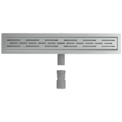 No Name Rigoles De Douche L'Aqua Classic 80cm Acier Inoxydable