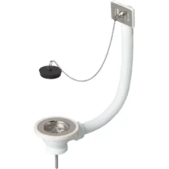 Bonde Pour évier 1 Bac Wirquin Ø60mm + Trop-plein