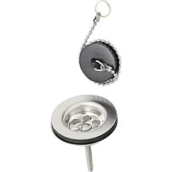 Bonde Lavabo Wirquin Avec Bouchon En Laiton