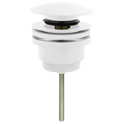 Tycner Bouton D'évacuation à Pression Universel Blanc 1 Tycner Bouton D'évacuation à Pression Universel Blanc