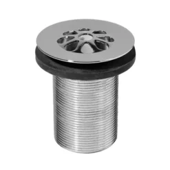 Bonde De Lavabo En Forme De Fleur Avec Grille Chromée Wirquin