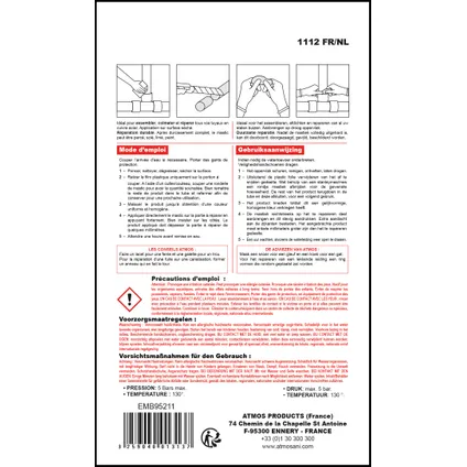 Mastic Stop Fuites Acier Atmos 57g 2 Mastic Stop Fuites Acier Atmos 57g – Image 2
