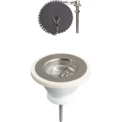 Bonde à Bouchon Pour évier 1 Bac Wirquin Ø60mm