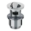Bouche D'égout Wirquin Avec Valve Rotative 73-92mm Chrome