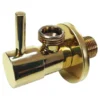 Tycner Soupape Pour Coupure D'eau Laiton Or 1/2" X 1/2"