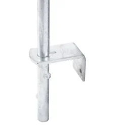 Verrou Baïonnette Alberts + 2 Cornières De Guidage Galvanisées 400/40/⌀16mm