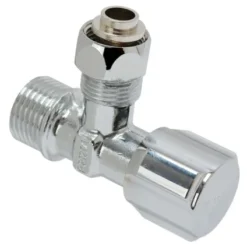 Robinet équerre Sanivesk Chrome 15mmx1/2"F