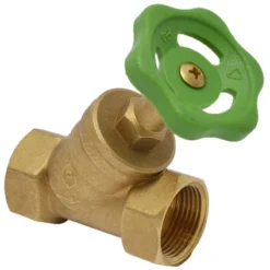 Vanne D'arrêt Industrielle Sanivesk Laiton Filetage Femelle 3/4" X Filetage Femelle 3/4"